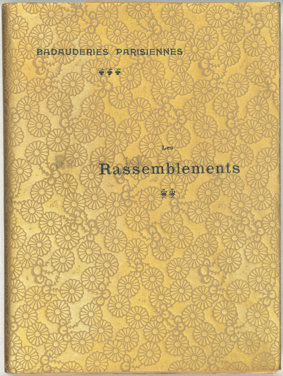 Badauderies parisiennes: Les Rassemblements, 1896 von Félix Vallotton