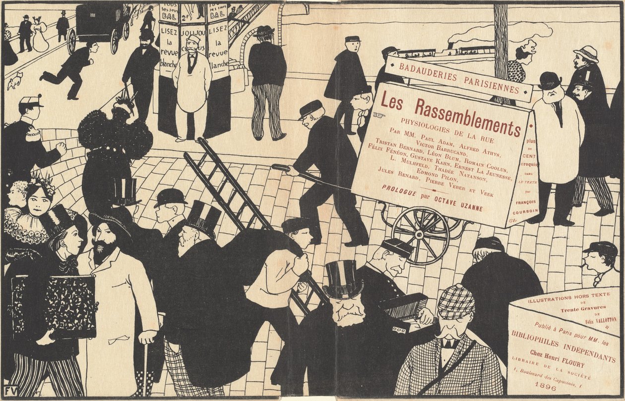 Buchumschlag für Les Rassemblements von Félix Vallotton