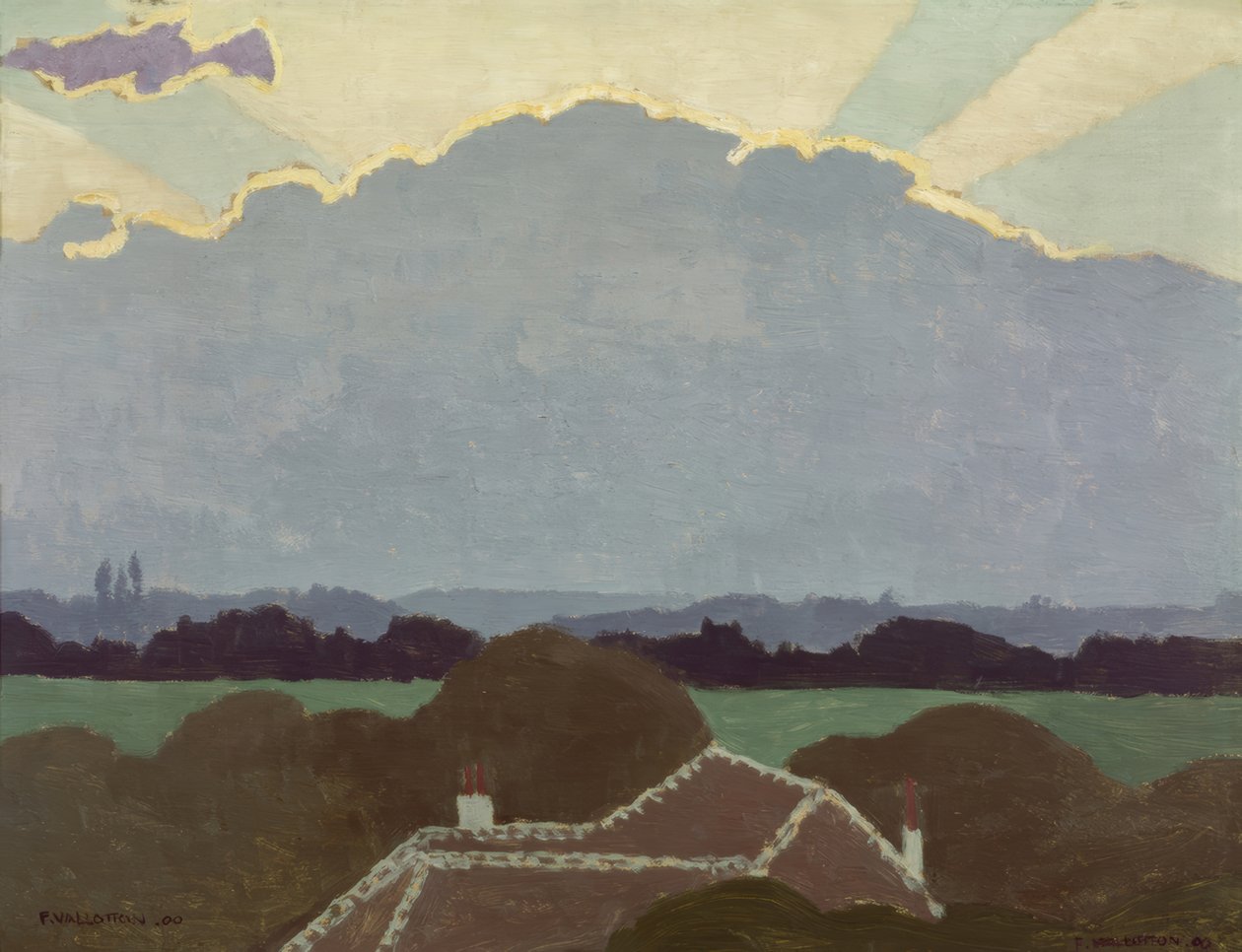Die große Wolke von Félix Vallotton