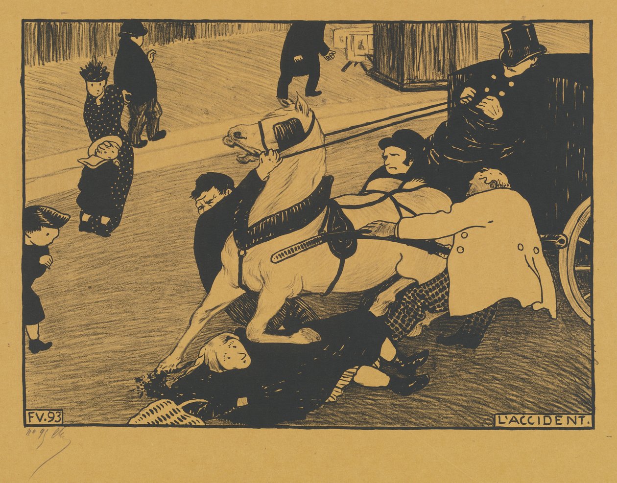 Der Unfall von Félix Vallotton