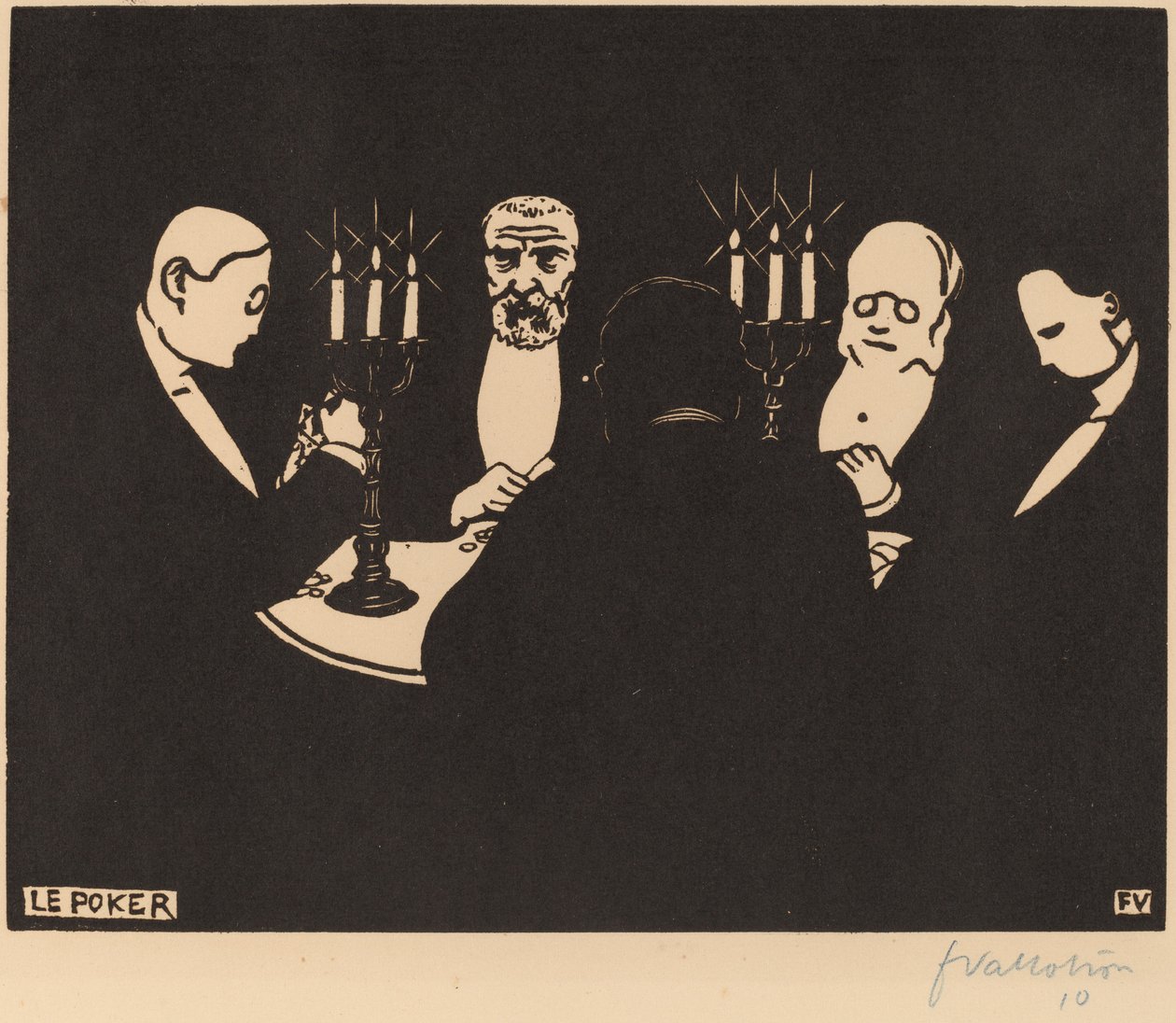 Das Poker von Félix Vallotton
