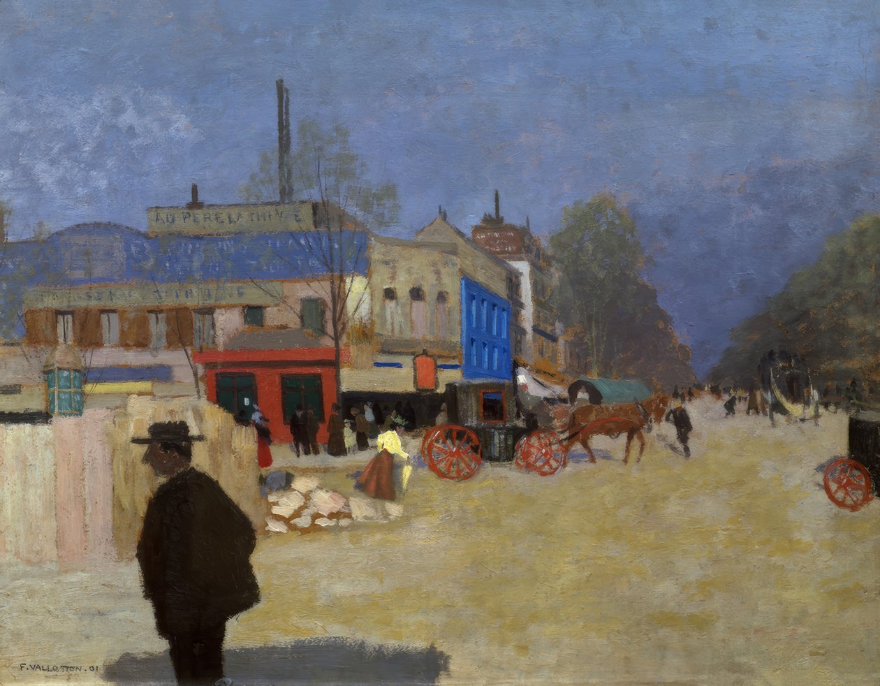Place Clichy von Félix Vallotton