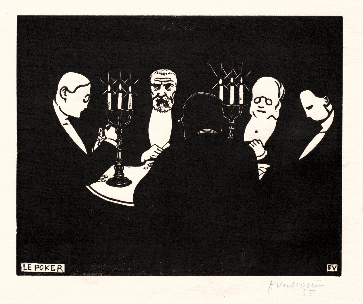 Poker von Félix Vallotton