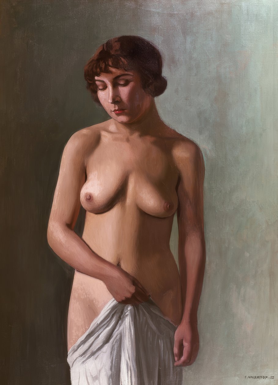 Stehendes junges Mädchen von Félix Vallotton