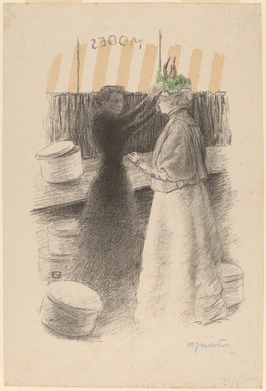 Der grüne Hut von Félix Vallotton