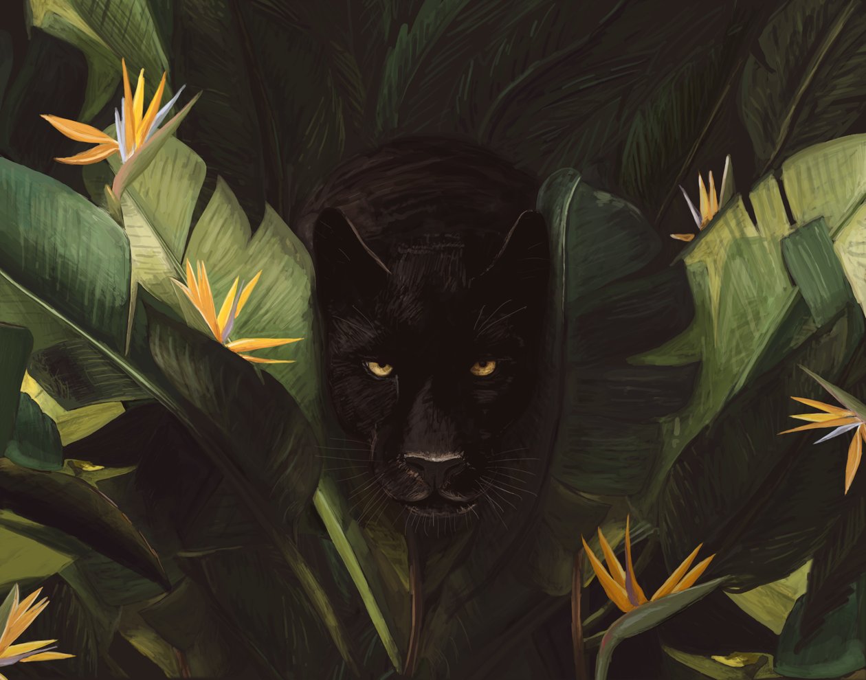 Hallo Panther, 2020 von Florent Bodart
