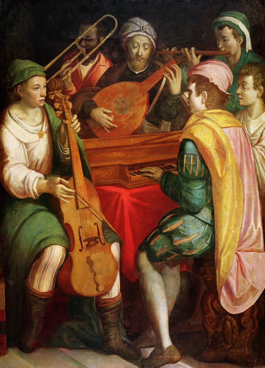 Ein Konzert, spätes 16. Jahrhundert von Florentine School