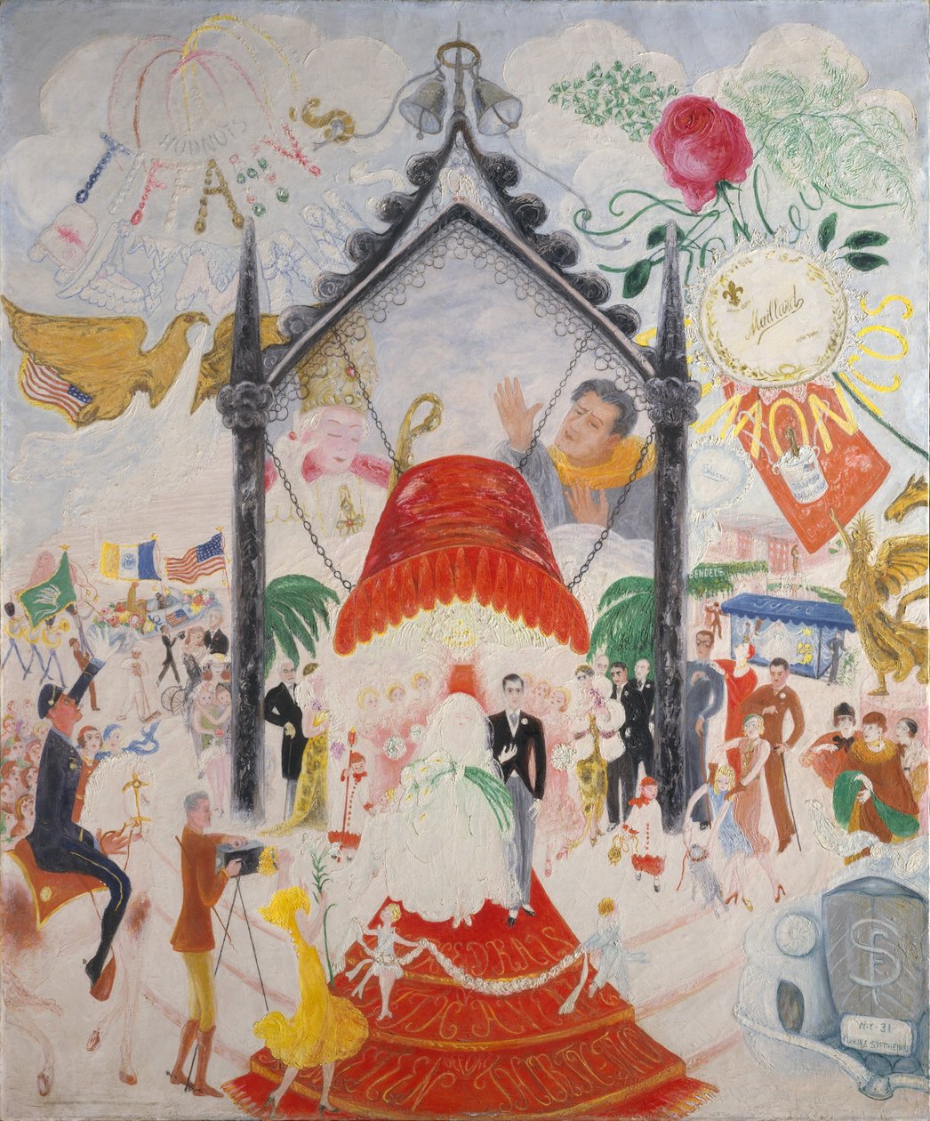 Die Kathedralen der Fifth Avenue von Florine Stettheimer