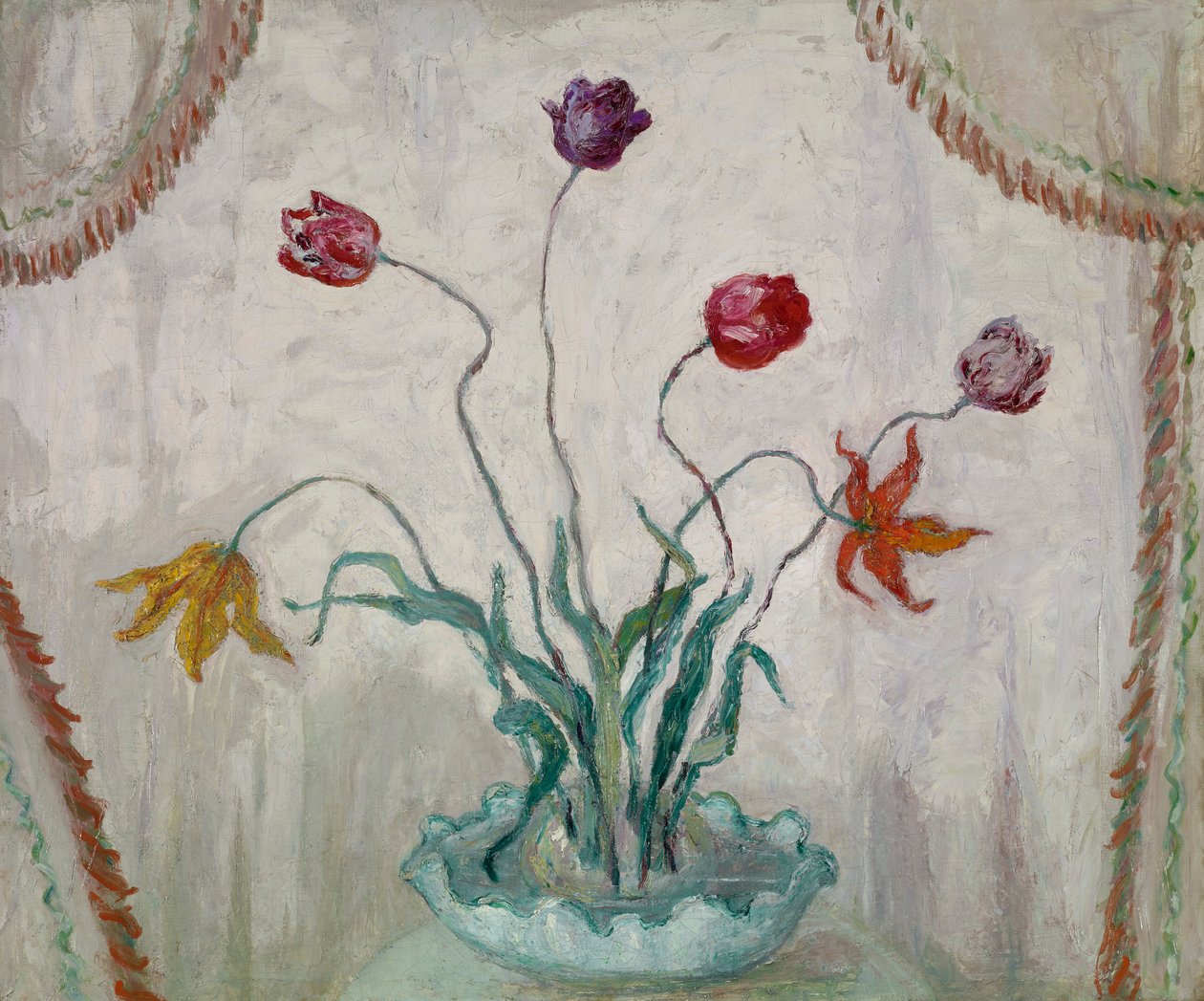 Schale mit Tulpen von Florine Stettheimer
