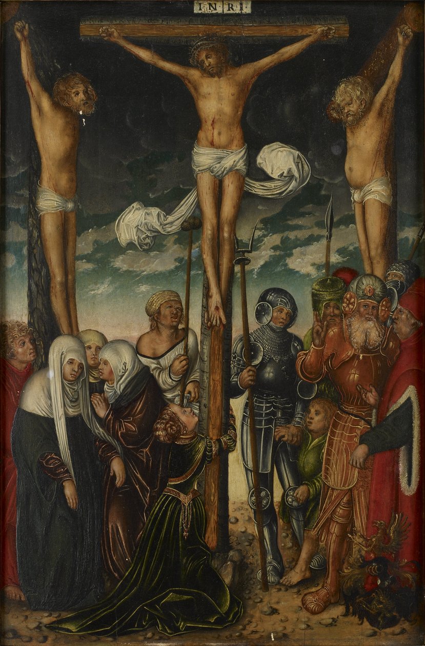 Kreuzigung von Follower of Lucas Cranach the Elder