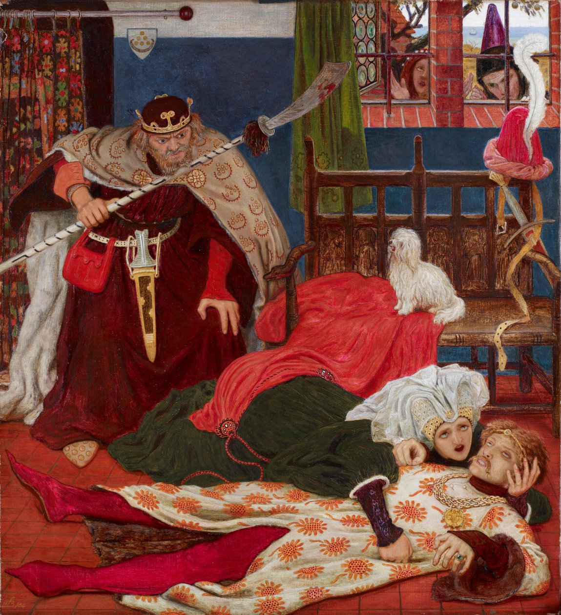 Tod von Sir Tristram von Ford Madox Brown