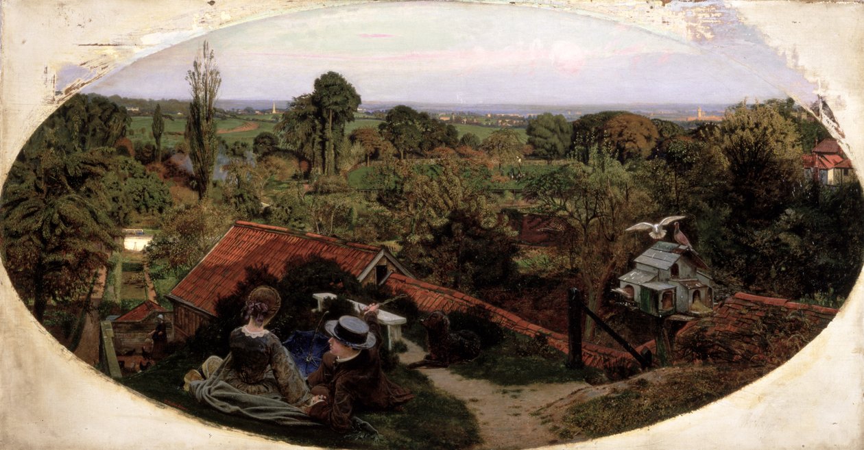 Ein englischer Herbstnachmittag von Ford Madox Brown