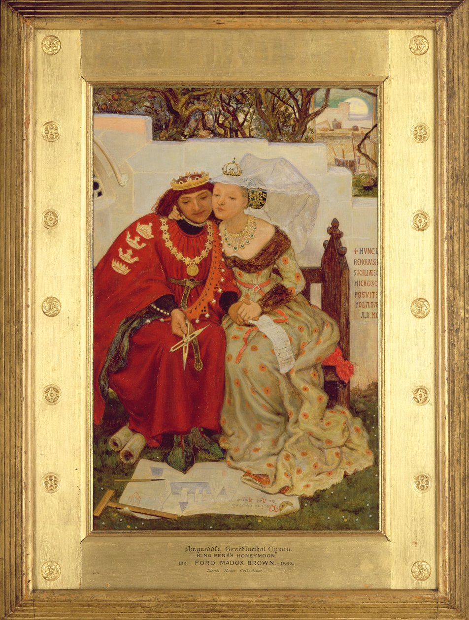 König Renés Flitterwochen von Ford Madox Brown