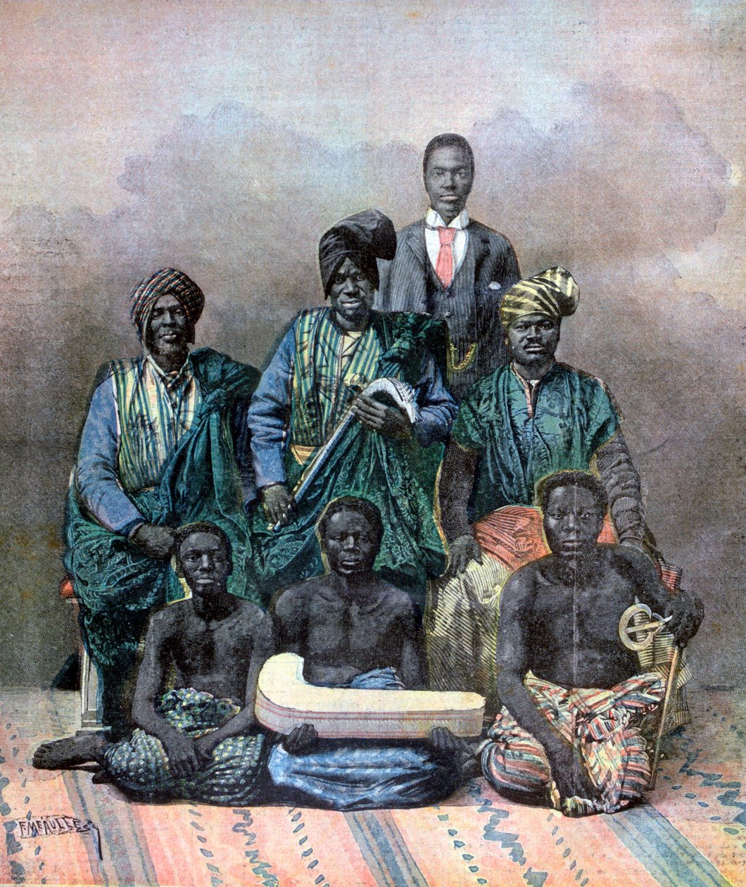 König Behanzin von Dahomey, 1893 von Fortuné Méaulle
