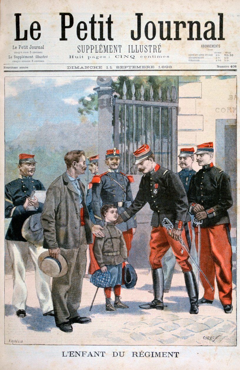 Das Kind des Regiments, 1898 von Fortuné Méaulle
