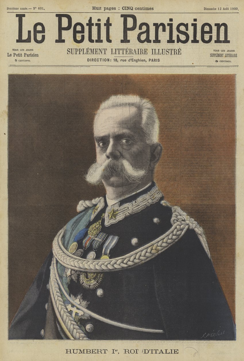 Umberto I., König von Italien von Fortune Louis Meaulle