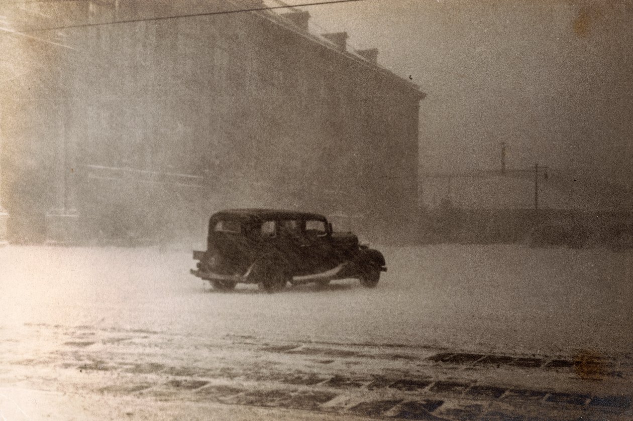 Sapporo im Schnee von Fosco Maraini