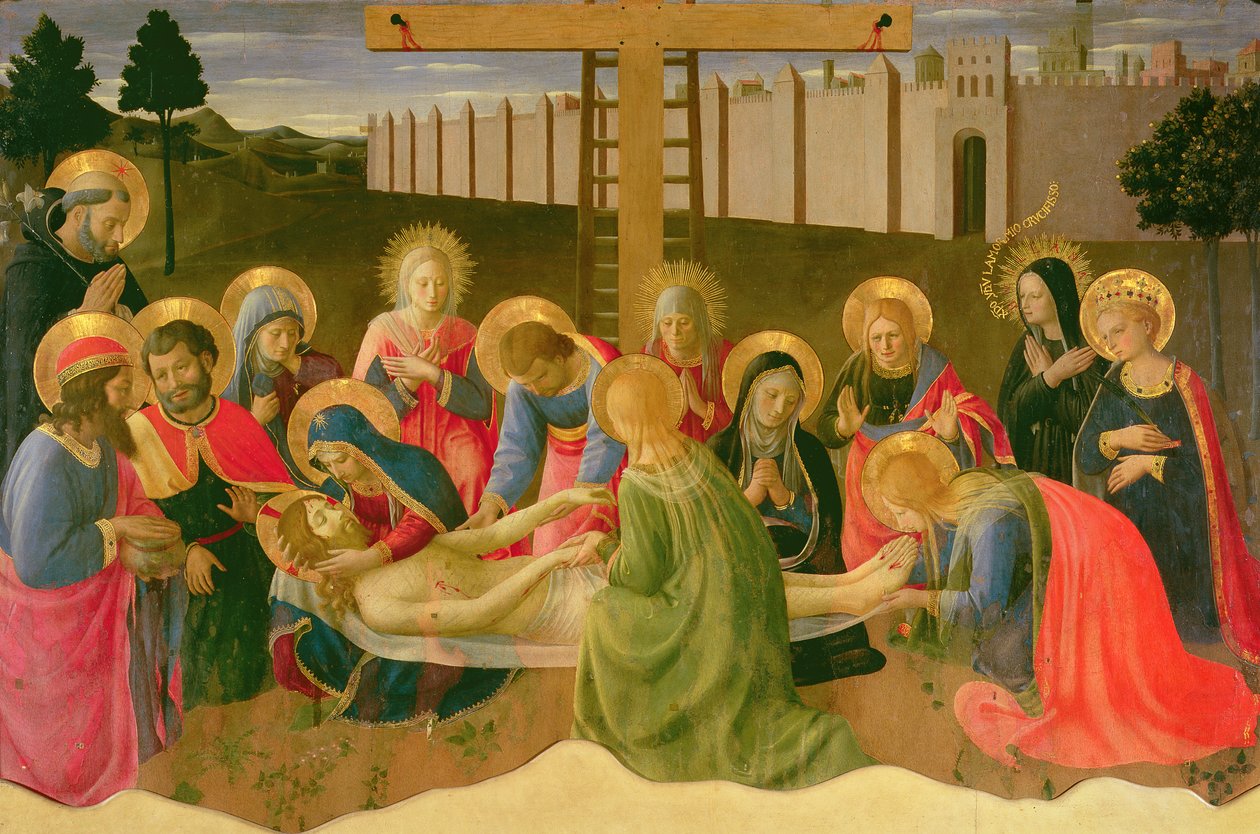 Beweinung Christi, 1436-41 von Fra Angelico