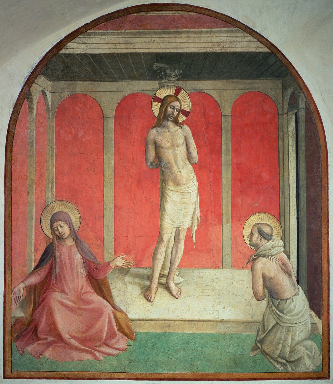 Die Geißelung, 1442 von Fra Angelico