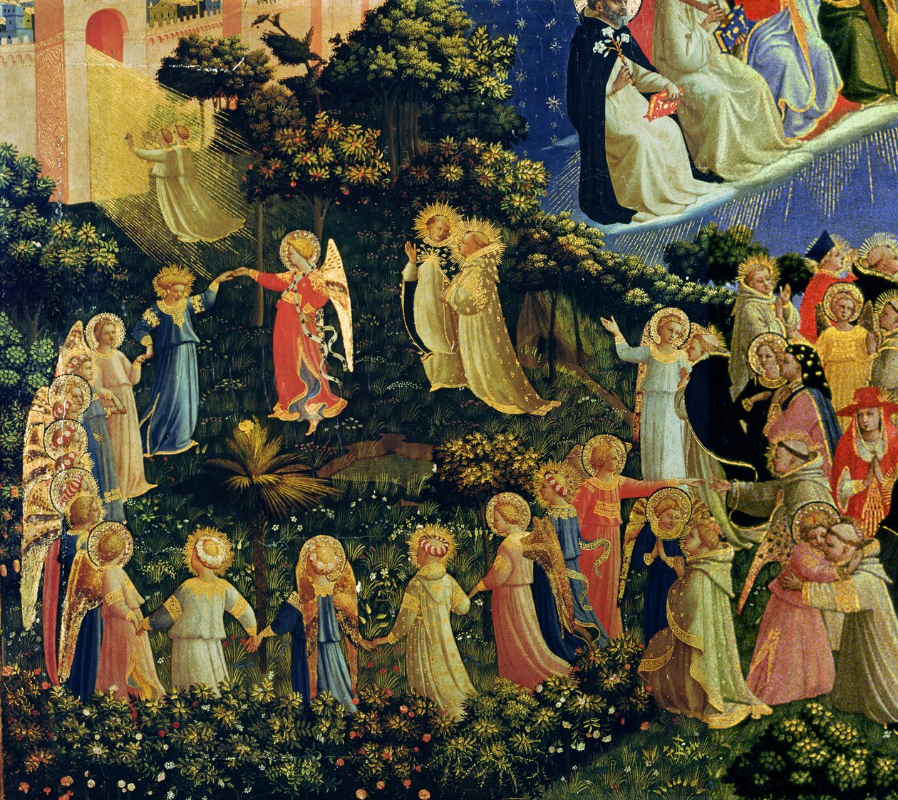 Das Jüngste Gericht (Detail) von Fra Angelico