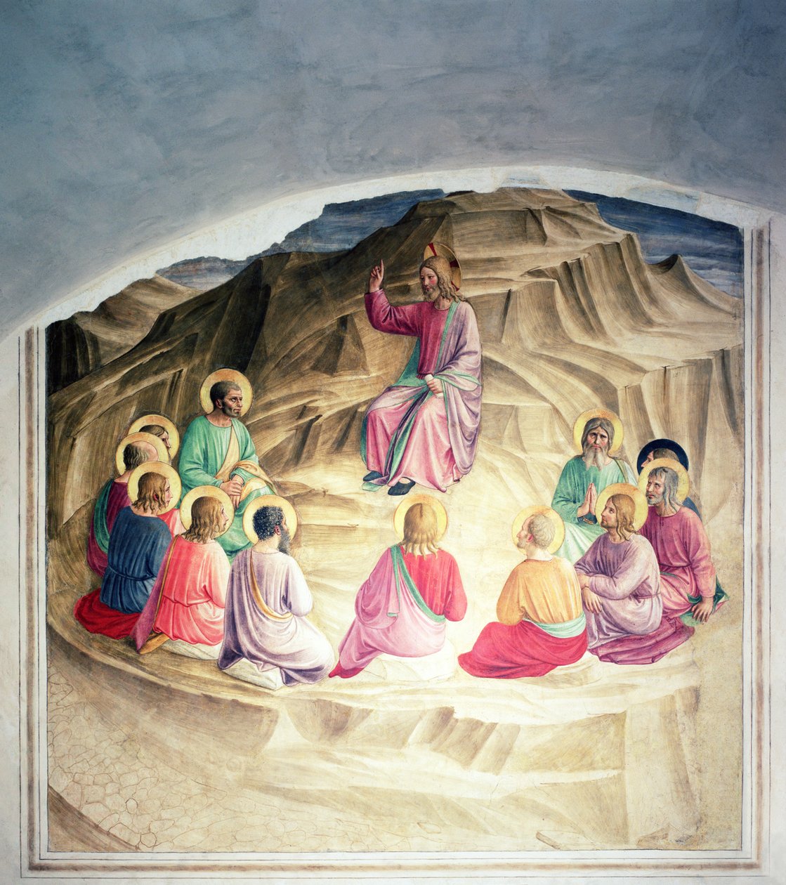 Die Bergpredigt, 1442 von Fra Angelico