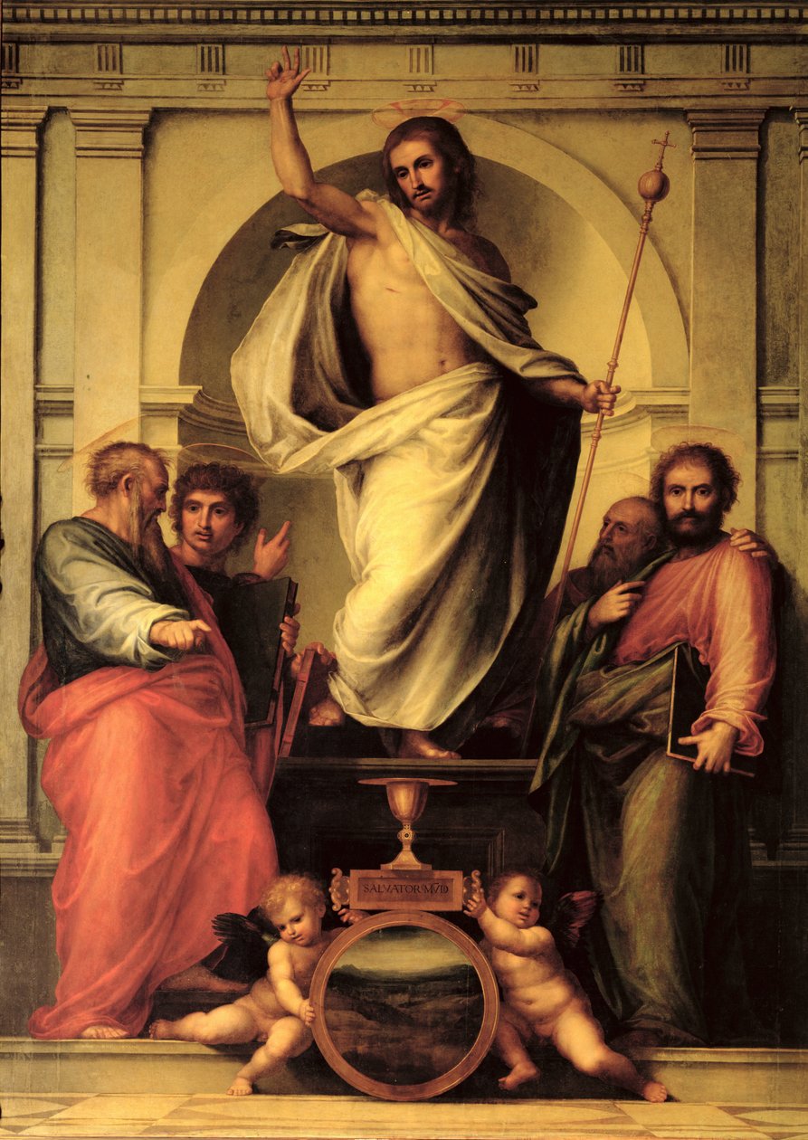 Die Auferstehung Christi (Altarbild) von Fra Bartolommeo