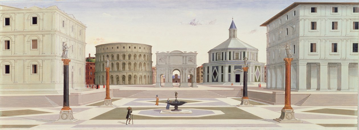 Die ideale Stadt, ca. 1480 von Fra Carnevale