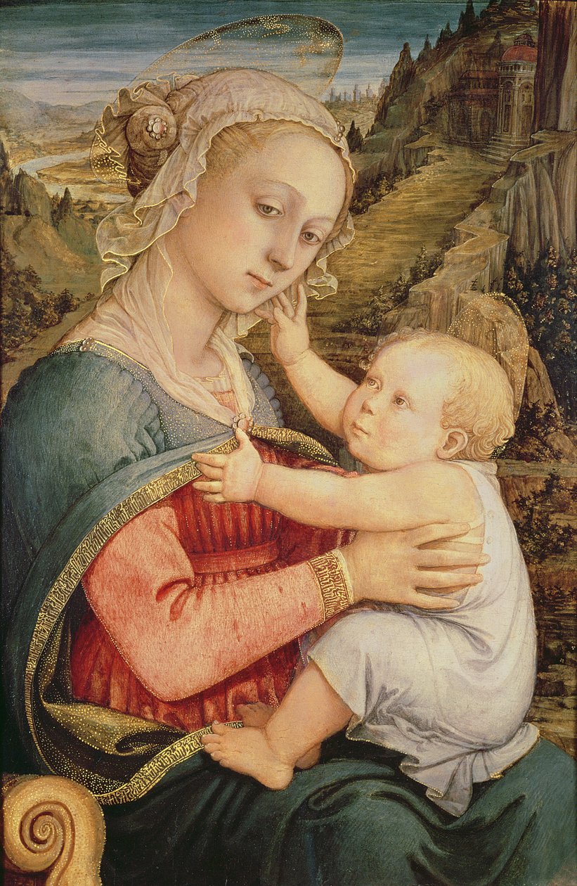 Jungfrau und Kind, ca. 1465 von Fra Filippo Lippi