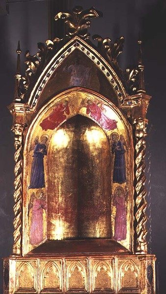 Tabernakel mit Christus und den Engeln von Fra (c.1387 1455) Angelico