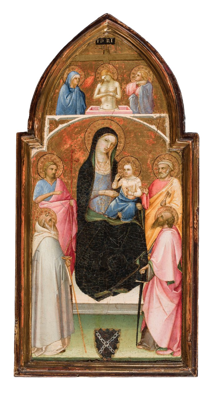 Madonna mit Kind und Heiligen von Fra Angelico