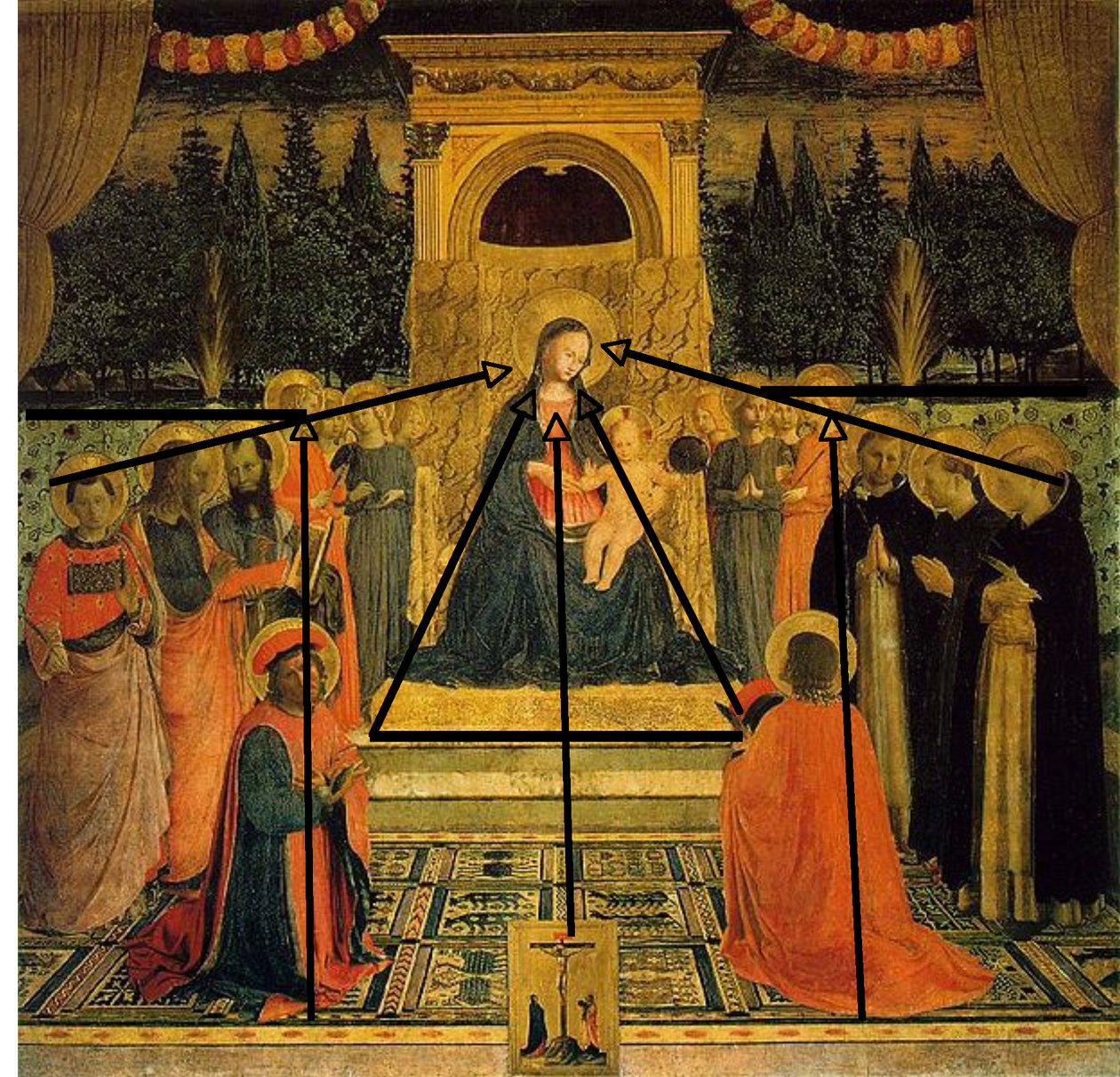 San Marco Altarbild von Fra Angelico