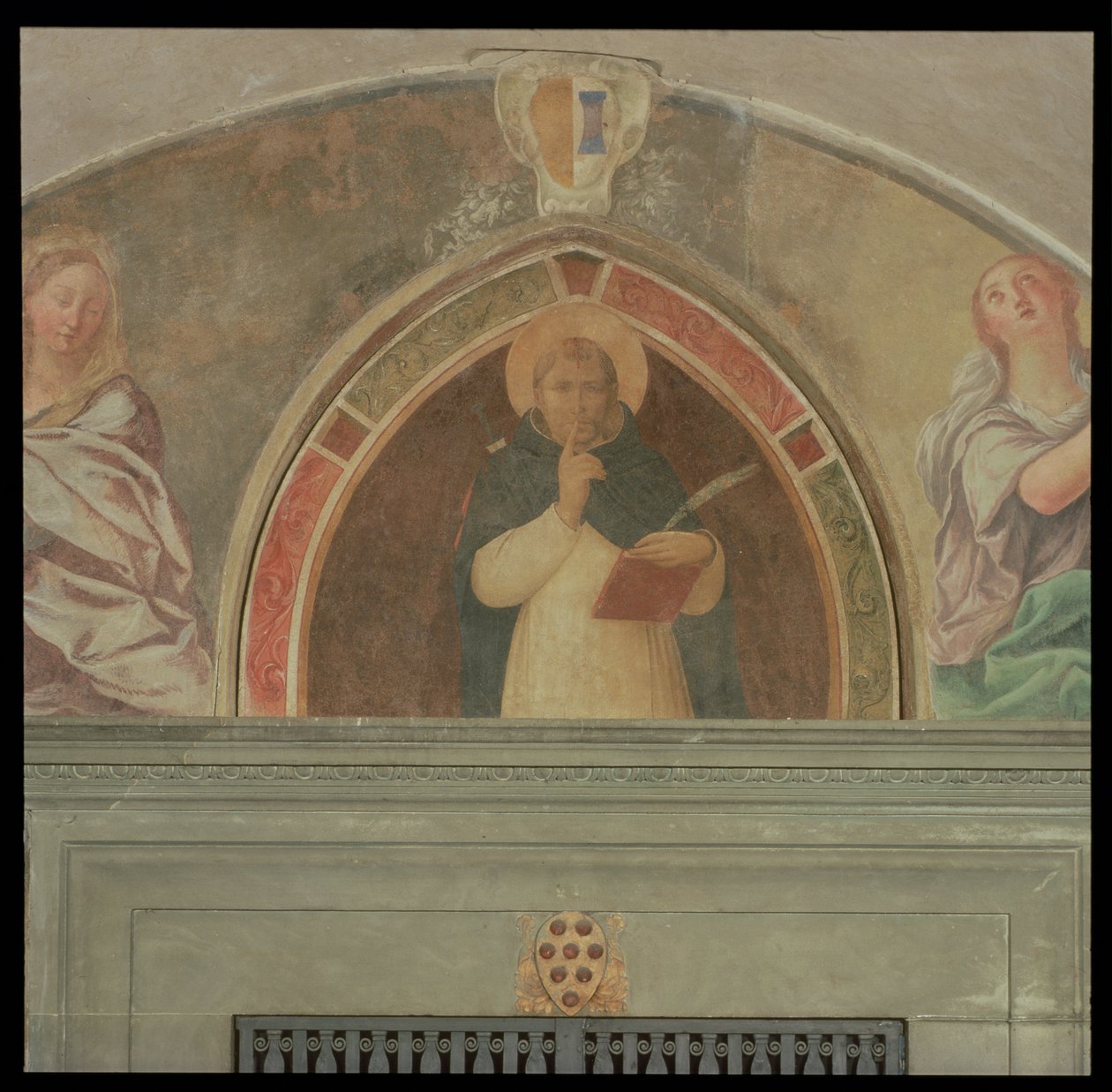 St. Peter Märtyrer bittet um Stille von Fra Angelico