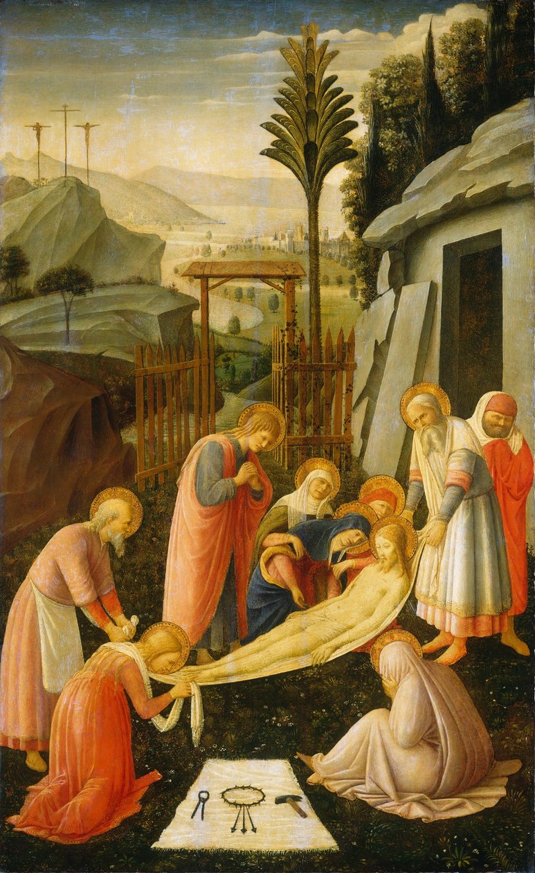 Die Grablegung Christi, ca. 1450 von Fra Angelico