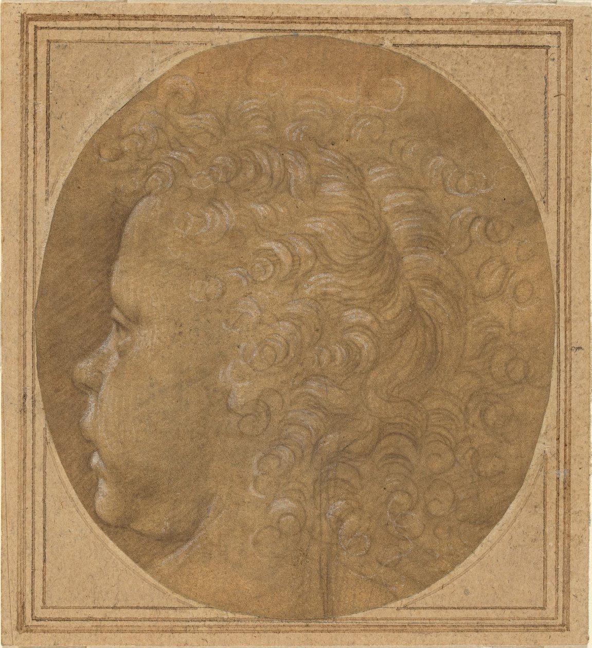 Kopf eines Kindes [recto] von Fra Bartolommeo
