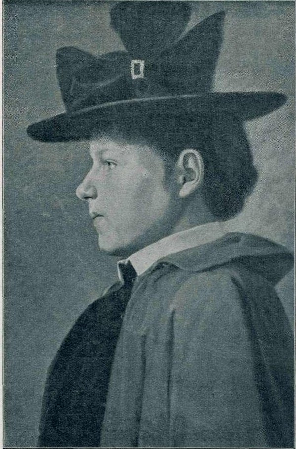 Dame mit Hut von Franc Horvat