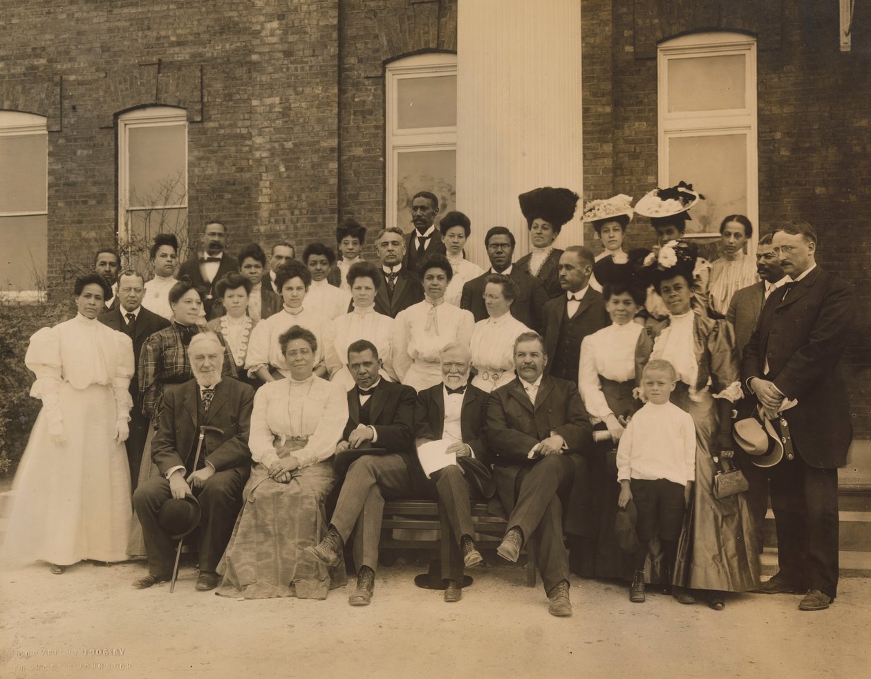 Andrew Carnegie und Booker T. Washington von Frances Benjamin Johnston