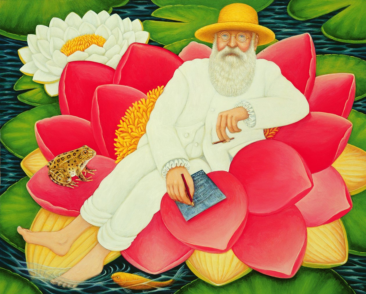 Monets Seerosen, 1996 von Frances Broomfield