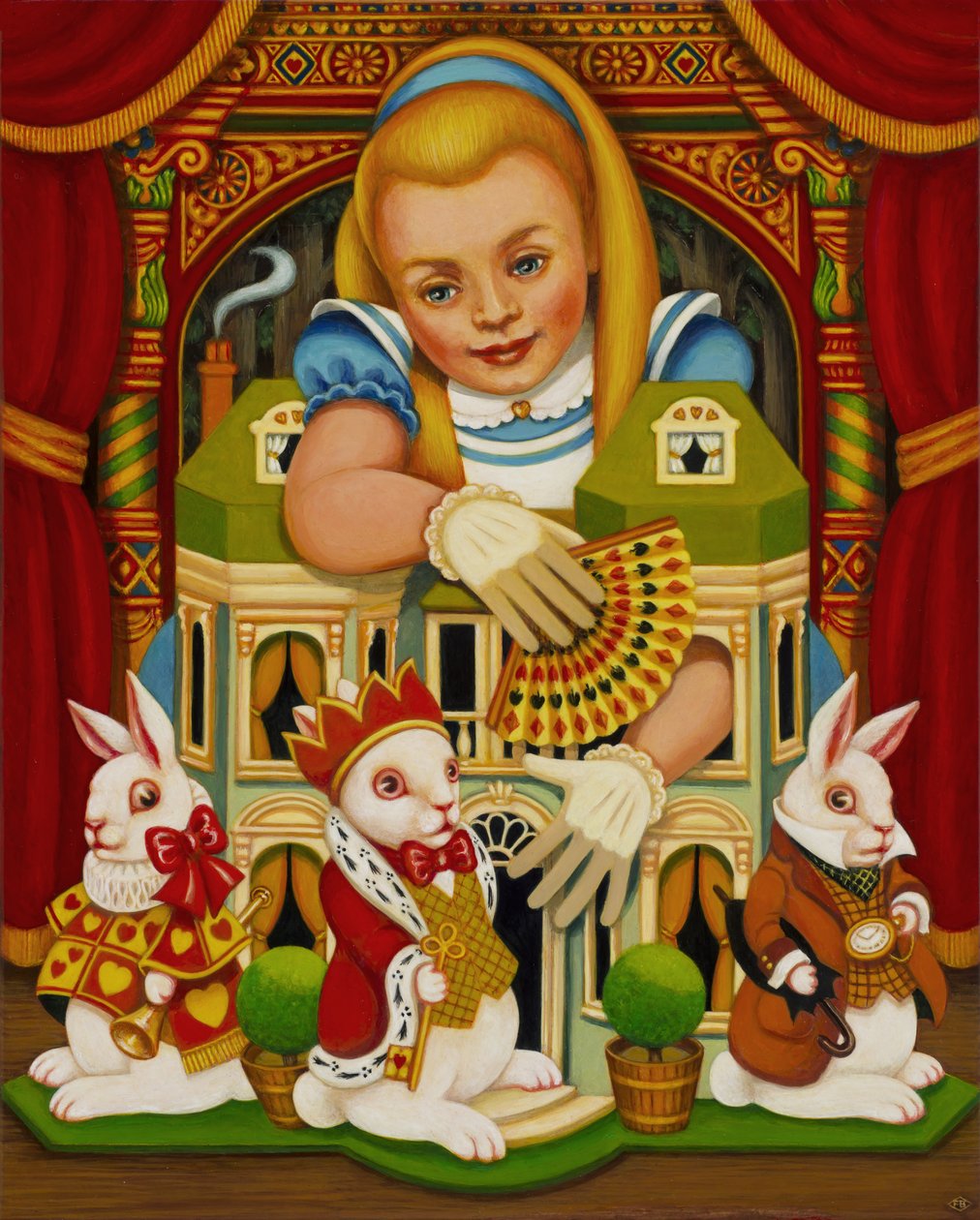 Das Haus des Weißen Kaninchens, 2015 von Frances Broomfield