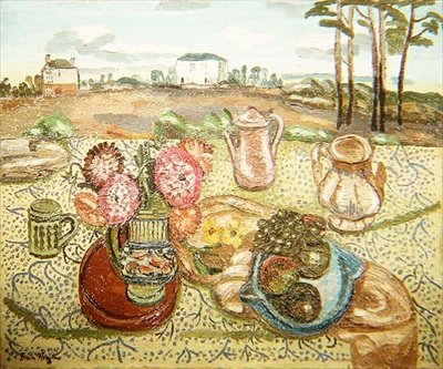 Ein Landfenster, um 1929-31 von Frances Hodgkins