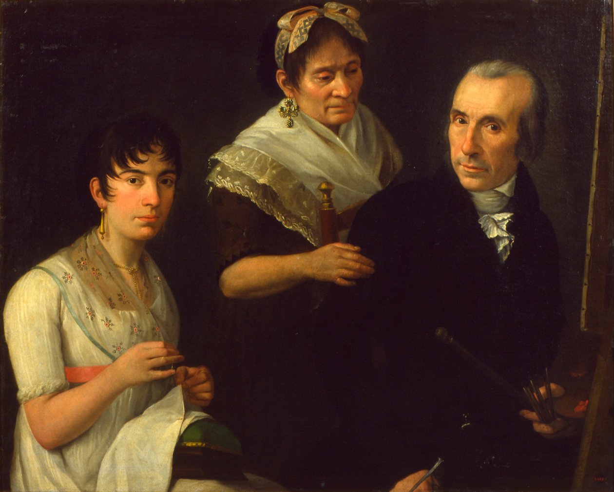 Die Familie des Malers von Francesc Lacoma i Sans