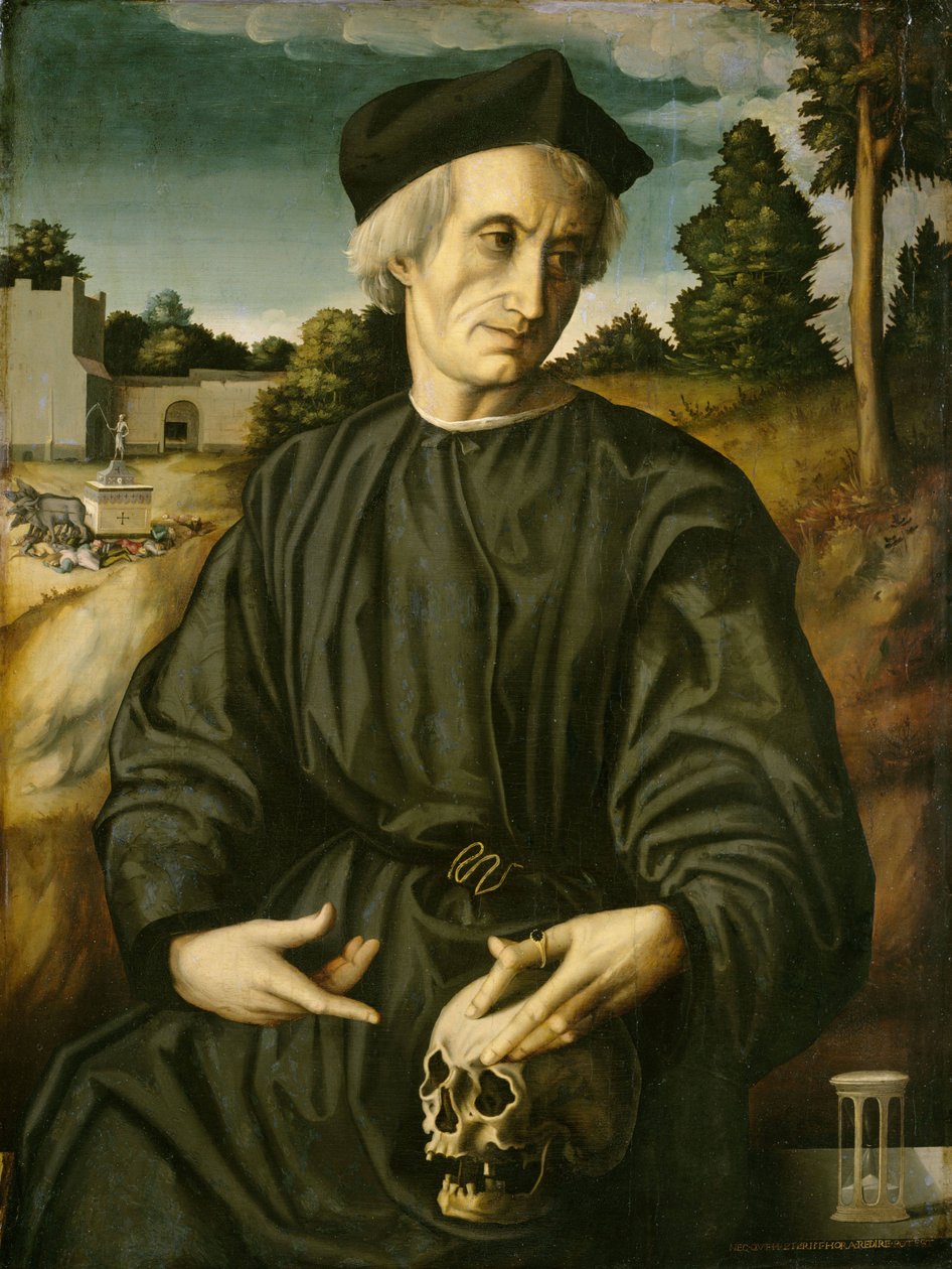 Bildnis des Papstes Hadrian VI. als Priester von Francesco Ubertini Bacchiacca
