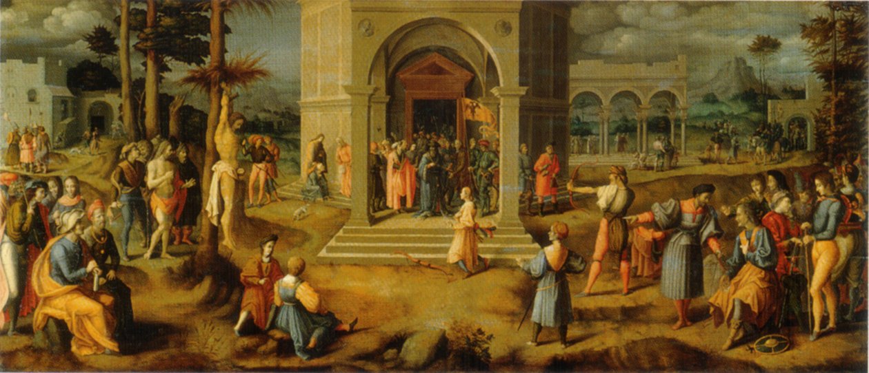 Die Legende der Königssöhne von Francesco Ubertini Bacchiacca