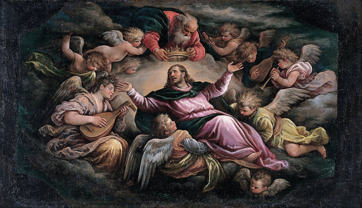 Christus in Herrlichkeit von Francesco Bassano