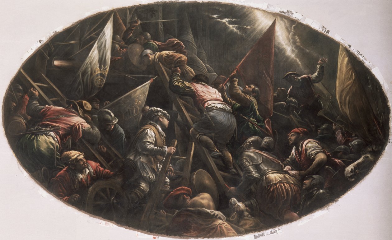 Die Venezianer erobern Padua von Francesco Bassano