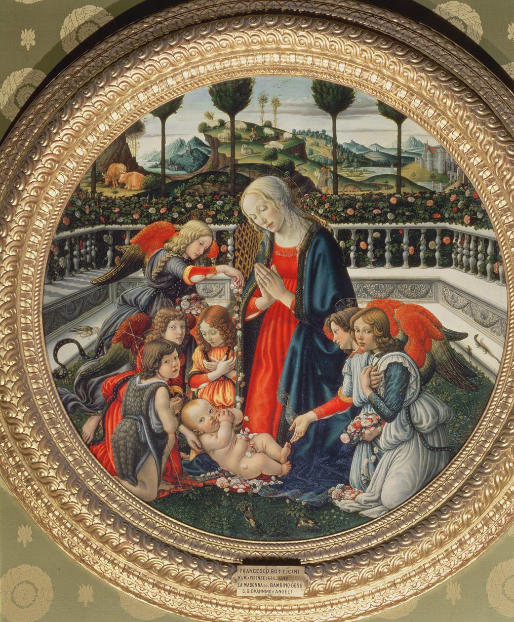 Anbetung des Christkindes von Francesco Botticini