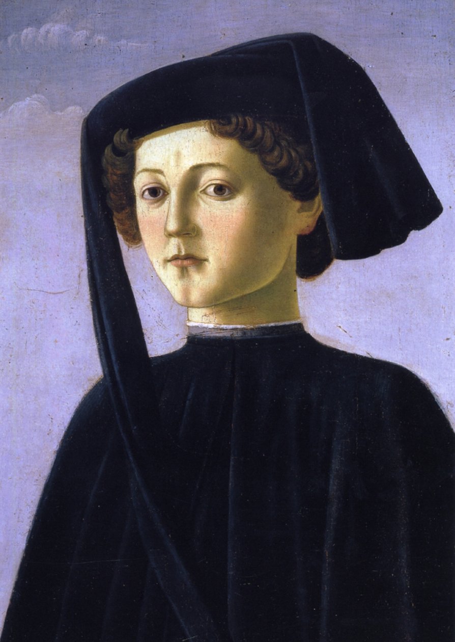 Porträt eines jungen Mannes von Francesco Botticini