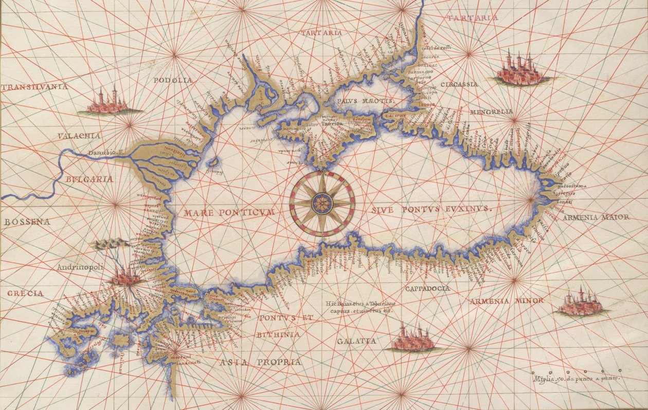 Schwarzes Meer von Francesco Ghisolfi