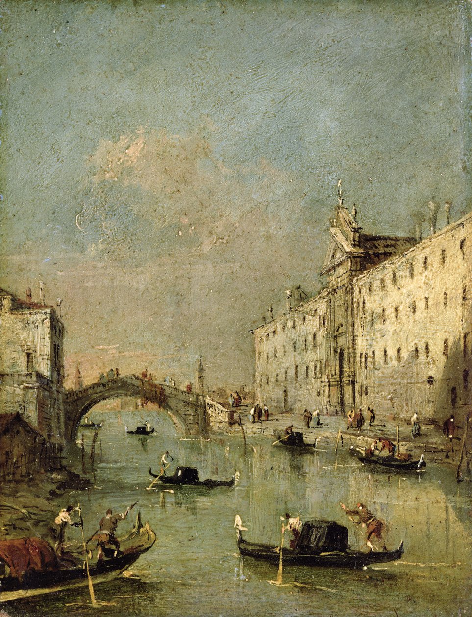 Venedig, Il Rio dei Mendicanti von Francesco Guardi