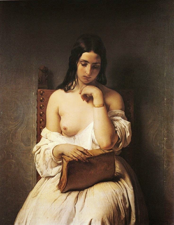 Die Meditation von Francesco Hayez