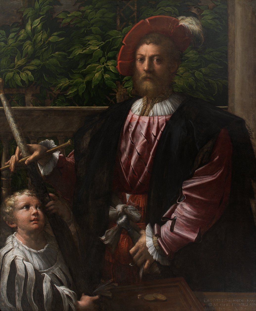 Porträt von Lorenzo Cybo von Parmigianino